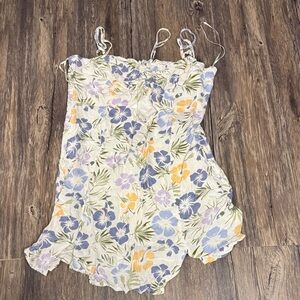Floral Spaghetti Strap Dress
